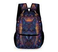 WECECE Cartable Garcon Maternelle Loup Mignon Rucksack De D'enfants Sac À Dos De Animal Loup Pour CE2 CM1 Garçons Filles De Voyage