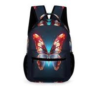 WECECE Cartable Garcon Maternelle Papillon Mignon Rucksack De D'enfants Sac À Dos De Coloré Pour CE2 CM1 Garçons Filles De Voyage