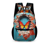 WECECE Cartable Garçon Papillon Enfant Sacs Scolaires Filles Sac À Dos 3D Scolaires Sac D'école Pour Fille Fils Outdoor Voyage École Daypacks