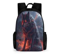 WECECE Cartable Garçon Primaire Loup CP/CM2 Sac A Dos Animaux Loup 4ème Léger Pour Les Enfants Âgées De 8 À 16 Ans, Sac D'école Pour Cadeaux De Rentrée