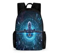 WECECE Cartable Garçon Primaire Thème Avion CP/CM2 Sac A Dos Animaux d'Afrique 4ème Léger Pour Les Enfants Âgées De 8 À 16 Ans, Sac D'école Pour Cadeaux De Rentrée