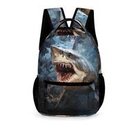 WECECE Cartable Garçon Requin Enfant Sacs Scolaires Filles Sac À Dos Requin Scolaires Sac D'école Pour Fille Fils Outdoor Voyage École Daypacks