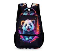 WECECE Cartable Panda pour Maternelle et Primaire 7 Ans Sac Scolaire Adorable Animal CE1 Filles Daypack Garçons Léger avec Poches Latérales Livres Petits Objets Cadeau de Rentrée