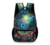WECECE Cartable Papillon Élèves Garçon Classes CP-CE2 Cartable Scolaire 3D Papillon Fille 6-12 Ans Daypack Léger avec Poches Latérales Livres Petits Objets Promenade Sorties École