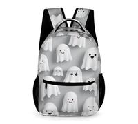WECECE Cartable Scolaire Fantôme Enfants Garçons et Filles 11 Ans Sac Scolaire Style Gothique CP-CE2 School Bag Durable Usage Quotidien Affaires d'École Gourde Randonnée Loisirs
