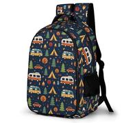 WECECE Cartable Voitures Dessin Animé Garçon CP-CM1 6-10 Ans, Sac à Dos Fille Primaire Enfant Léger Avec Illustration Voiture, Sac pour L'École, Les Voyages et Le Quotidien