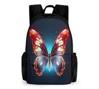 WECECE Cartables Papillons Scolaires Sac À Dos Coloré Loisir Filles Garçons Sacs À Dos Pour Enfant Rucksack D’élèves Du Primaire Et Du Secondaire Sac D'épaule