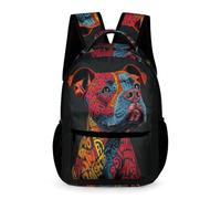 WECECE Chien Cartable Garçon Primaire Sac A Dos Fille CE1/CE2 Animal Chiot Sac Ados Cartable Garçon