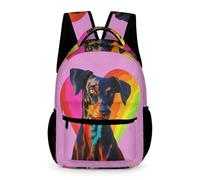 WECECE Sac À Dos Animal Imprimé D'école De Mignonne Chiot Imprimé Cartable Pour Le Sac De Voyage D'enfants Filles Garçons Bookbag