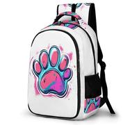 WECECE Sac A Dos Bear Paw Pattern Garçons Pour Elèves De CP À CM2, Sac À Dos Cute Animal Pour Âgés 6-12 Ans, Cartable Enfants 8-13 Ans