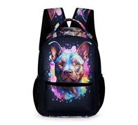 WECECE Sac À Dos BouleChienue Français Enfants De 3 À 10 Ans Cartable Chien Animal Pour Maternelle Et École Primaire Utile À L'École Et En Plein Air