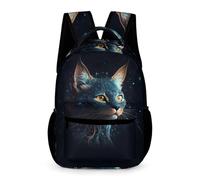 WECECE Sac À Dos Chat Enfants Sac Chaton 3D Cartable Pour CP/CE1 Rucksacks De Motif Pour Les Garçons En Bas Âge Filles