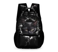 WECECE Sac À Dos Chat Sacs D'école Scolaires Cartable Chaton 3D Filles Garçons 6 Ans Cartables Pour Primaire Outdoor Voyage École