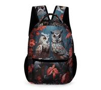 WECECE Sac À Dos Chouette D'école De Mignonne Thème d'oiseau Cartable Pour Le Sac De Voyage D'enfants Filles Garçons Bookbag