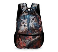 WECECE Sac A Dos Chouette Enfant Fille Primaire CArtable Thème Oiseau Garçon Imperméable Sac D'ecole Garcon Pour Loisirs Voyage Scolaire