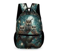 WECECE Sac À Dos Chouette Pour Filles CArtable Thème Oiseau Primaire CM1/CE2 Sac Ecole Élégant Et Léger Pour 9 Ans, Sacs D'école