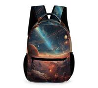 WECECE Sac À Dos Ciel étoilé Garcon, Léger CArtable Coloré Filles Enfant CM1/4ème Primaire 10 Ans Mignon Sac À Dos Fille Garçon Pour A4 Dossier Voyage