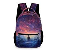 WECECE Sac À Dos Ciel étoilé Pour Filles, Enfants Sac D'école Primaire Étudiants CArtable Coloré Scolaires Sacs Léger Voyage Élèves Cadeaux De Rentrée Ccolaire 5-9 Ans