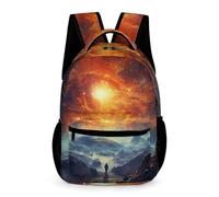 WECECE Sac À Dos Ciel Étoilé Scolaire Cartable Coloré Quatrième Fille Garcon Backpack Loisir Sacs De Voyage Sac À D'école Léger Rucksack Pour Enfant 6,7,8,9Ans