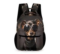 WECECE Sac À Dos CM2 Garçon, Sac D'école Cartable Chien, Cartable Fille Garçons Primaire, Sacs Scolaires Animal Chiot Filles Durable Pour Enfants