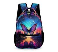 WECECE Sac À Dos CM2 Garçon, Sac D'école Cartable Papillon, Cartable Fille Garçons Primaire, Sacs Scolaires Papillon Filles Durable Pour Enfants
