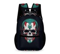 WECECE Sac A Dos Crâne Enfant Fille Primaire Cartable Squelette Garçon Imperméable Sac D'ecole Garcon Pour Loisirs Voyage Scolaire