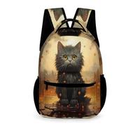 WECECE Sac À Dos De Filles, Sacs D'école Chat Pour Des Enfan Sac À Dos D'enfants D'école Idéal Pour Des Étudiants La Classe 1-6 Cartable De Mignon Chaton Plein Air