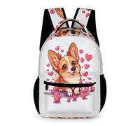 WECECE Sac À Dos De Filles, Sacs D'école Corgi Pour Des Garçon Sac À Dos Chien Imprimé D'enfants D'école Idéal Pour Des Étudiants De La Classe 1-6 De Plein
