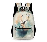 WECECE Sac À Dos De Filles, Sacs D'école Elan Pour Des Enfan Sac À Dos D'enfants D'école Idéal Pour Des Étudiants De La Classe 1-6 Cartable De Animal Daim Plein Air