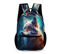 WECECE Sac À Dos De Filles, Sacs D'école Loup Pour Des Enfan Sac À Dos D'enfants D'école Idéal Pour Des Étudiants De La Classe 1-6 Cartable De Animal Loup Plein Air