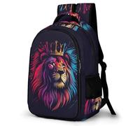 WECECE Sac À Dos De Filles, Sacs D'école Roi Lion Pour Des Garçon Sac À Dos Animal D'enfants D'école Idéal Pour Des Étudiants D'école De La Classe 1-6 Sac À Dos De Plein