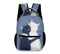 WECECE Sac À Dos D'école De Chat Pour Des Garçons CE2/CM2 Enfants Sac Animal Chaton De Voyage Bookbag, Cartable Pour Enfant Filles CE1/CM1