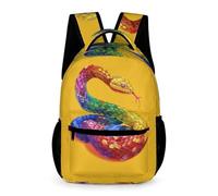 WECECE Sac À Dos D'école De Serpent Pour Des Garçons CE2/CM2 Enfants Sac De Voyage Bookbag, Cartable Pour Enfant Filles CE1/CM1