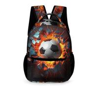 WECECE Sac À Dos D'école De Soccer Ball Pour Des Garçons CE2/CM2 Enfants Sac Football De Voyage Bookbag, Cartable Pour Enfant Filles CE1/CM1