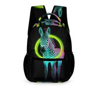 WECECE Sac À Dos D'école De Zèbre Pour Des Garçons CE2/CM2 Enfants Sac Animal Imprimé De Voyage Bookbag, Cartable Pour Enfant Filles CE1/CM1