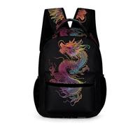 WECECE Sac À Dos Dragon Enfants De 3 À 10 Ans Cartable Dragon Pour Maternelle Et École Primaire Utile À L'École Et En Plein Air
