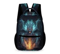 WECECE Sac À Dos Dragon Sacs École Pour Enfants 7 Ans, Cartable Dragon Primaire Fille Et Garçon, Sac D'école Idéal Pour Voyage, Loisirs