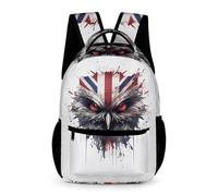 WECECE Sac À Dos En Chouette CArtable Thème Drapeau National D'école Sac De Voyage Pour Étudiants, Garçons Filles, Ordinateur Portable, Sac À Dos Décontracté