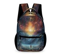 WECECE Sac À Dos En Ciel étoilé CArtable Coloré D'école Sac De Voyage Pour Étudiants, Garçons Filles, Ordinateur Portable, Sac À Dos Décontracté