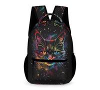 WECECE Sac À Dos Enfant Cartable Chaton Scolaires Filles Garçons Animal Chat Sac D'école Pour Étudiant Outdoor Voyage École Daypacks