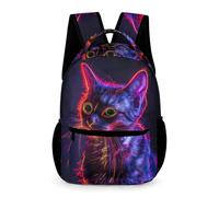 WECECE Sac À Dos Enfant Cartable Loup Scolaires Filles Garçons Animal Loup Sac D'école Pour Étudiant Outdoor Voyage École Daypacks