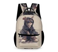 WECECE Sac À Dos Enfant Chat Scolaire CP-CM2 Cartable Chaton Mignon Backpack Unisexe Garçon Et Fille Ados Bookbag Voyage Bag