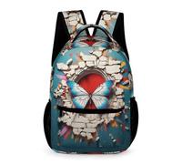 WECECE Sac À Dos Enfant Fille, Sac À Dos Papillon Scolaire Enfants Pour Garçons Et Filles Cartable 3D Enfant Primaire 6-10 Ans