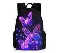 WECECE Sac À Dos Enfant Sacs Papillons Scolaires Filles Garçons Cartables Coloré Scolaires Sac D'école Pour Étudiant Outdoor Voyage École Daypacks