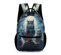 WECECE Sac À Dos Enfants CM2 Mignon Sac Chouette Pour Enfant CP/CE1 CE2 Cartable Thème Oiseau Pour Les Garçons Filles Bambin