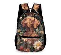 WECECE Sac À Dos Fille Animal Imprimé Cartable Chiot Imprimé Garçons Primaire, Sac D'école Enfants Idéal Pour Les Élèves De 5 À 9 Ans Va À L'école Voyage En Plein Air