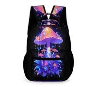WECECE Sac À Dos Fille Champignon Cartable Thème Végétal Garçons Primaire, Sac D'école Enfants Idéal Pour Les Élèves De 5 À 9 Ans Va À L'école Voyage En Plein Air
