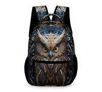 WECECE Sac À Dos Fille Chouette, Enfants Sac D'école Primaire Étudiants Cartables Thème d'oiseau Scolaires Sacs Léger Voyage Élèves Cadeaux De Rentrée Ccolaire 5-9 Ans