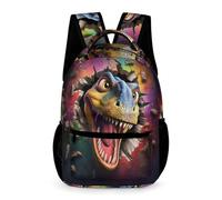 WECECE Sac À Dos Fille Dinosaure, Enfants Sac D'école Primaire Étudiants Cartables Thème Animal 3D Scolaires Sacs Léger Voyage Élèves Cadeaux De Rentrée Ccolaire 5-9 Ans
