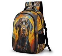 WECECE Sac à Dos Fille Garçon Chien Primaire CE1 CE2 Sac Chiot 8 Ans Cartable Scolaire Léger Grand Format pour École Voyage Promenade, Daypack Cadeau du Nouvel An et Loisirs